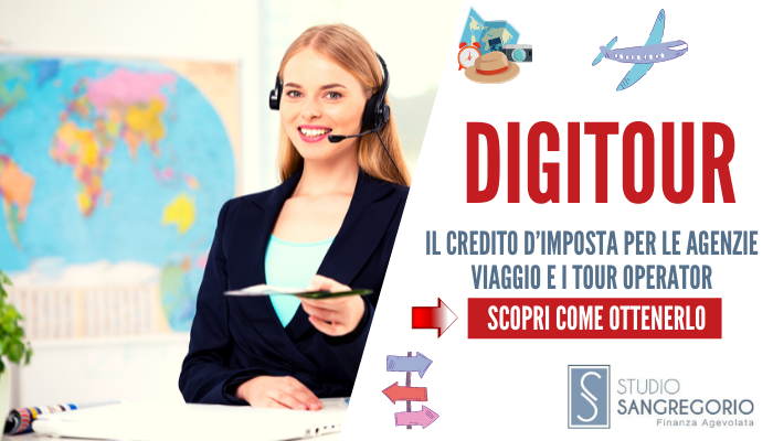 DIGITOUR – CREDITO D’IMPOSTA AGENZIE DI VIAGGIO E TOUR OPERATOR