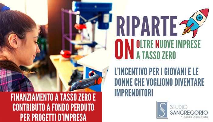 Riparte ON-Oltre nuove imprese a tasso zero: dal 24 marzo domande a Invitalia